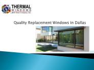Replacement Windows in Dallas