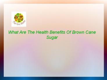 Organic sugar suppliers