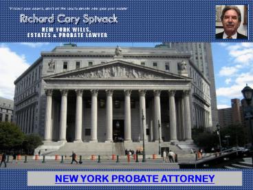 NEW YORK PROBATE ATTORNEY