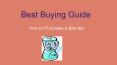 Best Buying Guide- How to Purchase a Blender