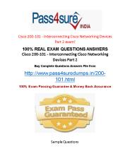 Pass4sure 200-101 Study Guide