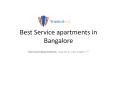 Best Service apartments in Bangalore PowerPoint PPT Presentation