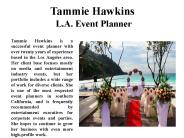 Tammie Hawkins L.A. Event Planner