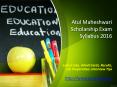 Get Atul Maheshwari Scholarship Exam Syllabus 2016 | Govtjobsx PowerPoint PPT Presentation