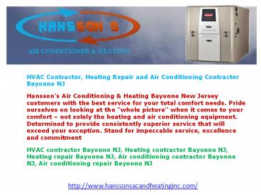 Heating Repair Essex County NJ