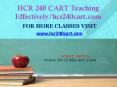 HCR 240 CART Teaching Effectively/hcr240cart.com PowerPoint PPT Presentation