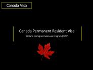 Canada Permanent Resident Visa