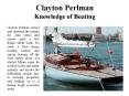 Clayton Perlman Knowledge of Boating PowerPoint PPT Presentation