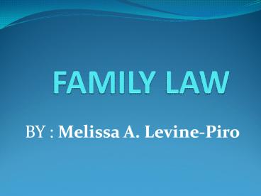 family law