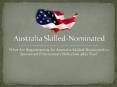 What Are Requirements for Australia Skilled-Nominated or Sponsored (Provisional) (Sub-class 489) Visa? PowerPoint PPT Presentation