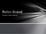 Rolex Brand – The Best in Watch-Making