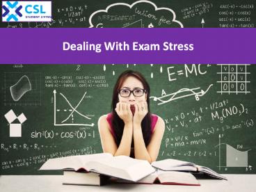 Dealing With Exam Stress presentation | free to download