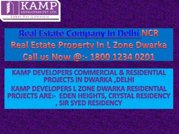 Real Estate Company In delhi NCR