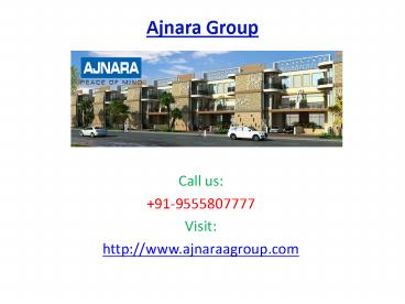 Ajnara Group offers Eco-Friendly Project