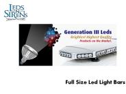 Full Size Led Light Bars