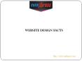 WEBSITE DESIGN FACTS PowerPoint PPT Presentation