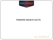 WEBSITE DESIGN FACTS