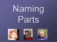 Naming parts in Sentences