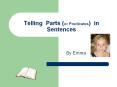 The Telling Parts in a Sentence PowerPoint PPT Presentation