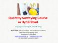 Quantity Surveying Course with Jobs in Hyderabad BSB CADD PowerPoint PPT Presentation