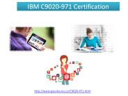 C9020-971 pass4sure VCE Questions