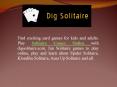 Solitaire Games Online - Dig Solitaire PowerPoint PPT Presentation