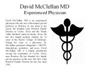 David McClellan MD Experienced Physician