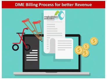 DME Billing process for Better Revenue