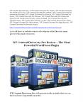 WP Content Discovery Pro review