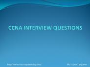 ccna interview questions