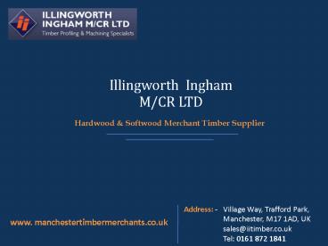 Illingworth Ingham M/CR LTD