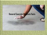 General Concrete Moisture Facts