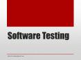 Software Testing PowerPoint PPT Presentation
