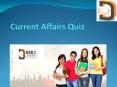Current Affairs Quiz (1) PowerPoint PPT Presentation