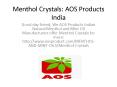 Indian Menthol Crystals by branded name