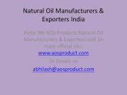 Indian Essential Oil AOS Products