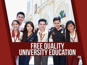 Free Quality University Education