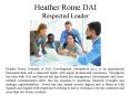 Heather Rome DAI - A Respected Leader PowerPoint PPT Presentation