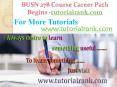 BUSN 278 Course Career Path Begins tutorialrank.com PowerPoint PPT Presentation