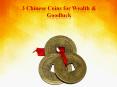 Buy 3 Chinese Coins for Wealth & Goodluck
