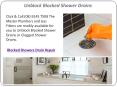 Unblock Blocked Shower Drains PowerPoint PPT Presentation