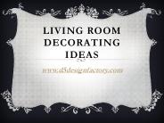 LIVING ROOM DECORATING IDEAS