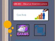 Oracle 1Z0-051 Exam