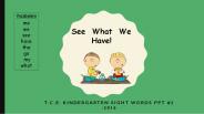 TCEK sight wds ppt 2