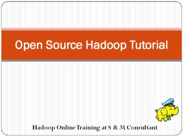 Hadoop Tutorial Training at S & M Consultant