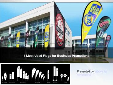 4 Most Used Flags for Business Promotions