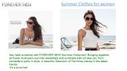 Summer clothes for women