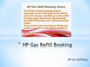 HP Gas Refill Booking