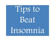 Tips to beat insomnia