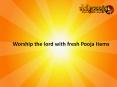 Worship the lord with fresh pooja items - Dailypooja PowerPoint PPT Presentation